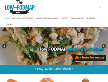 Tablet Screenshot of fodmap-diet.com